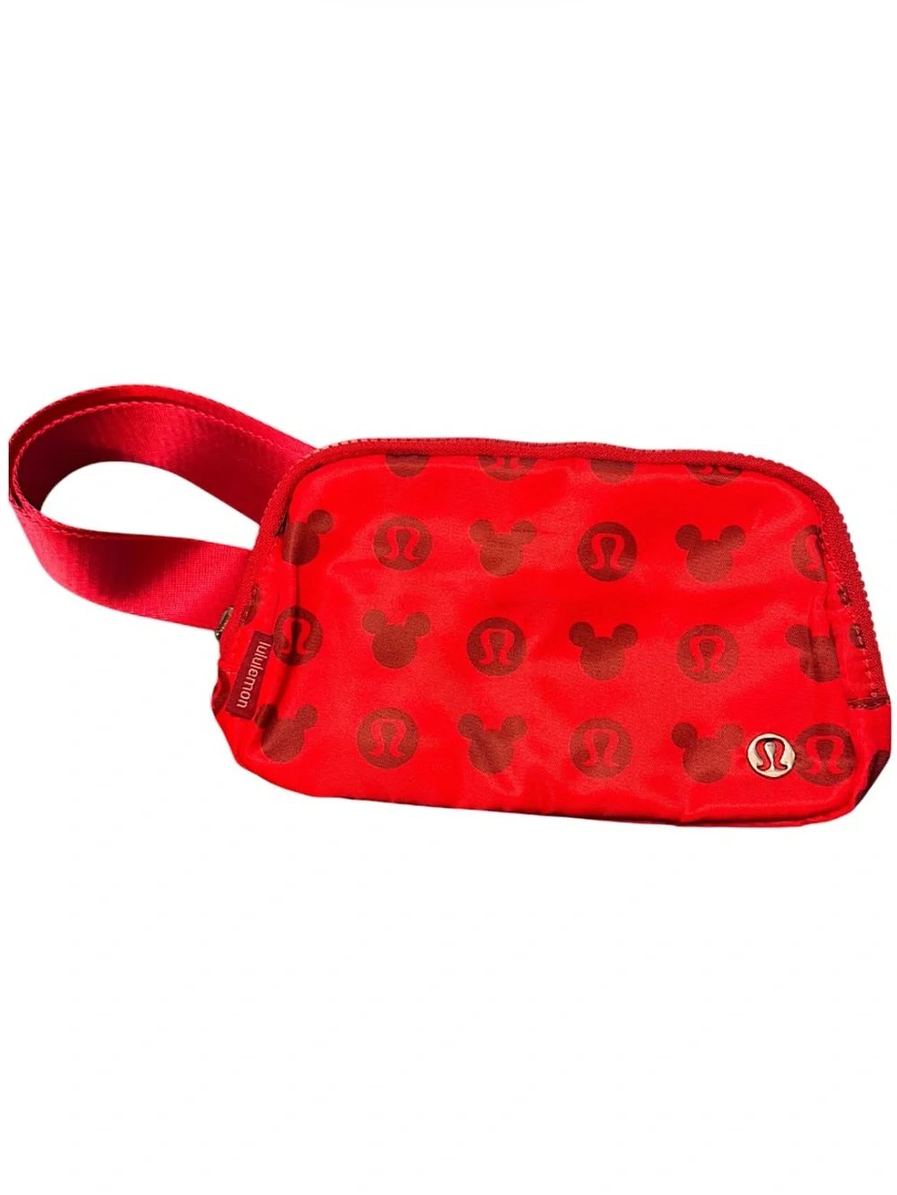 NWOT LULULEMON LIMITED EDITION DISNEY 1L belt bag - red